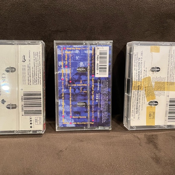 Vintage New Kids on the Block NKOTB set of 3 cassettes - Picture 5 of 5